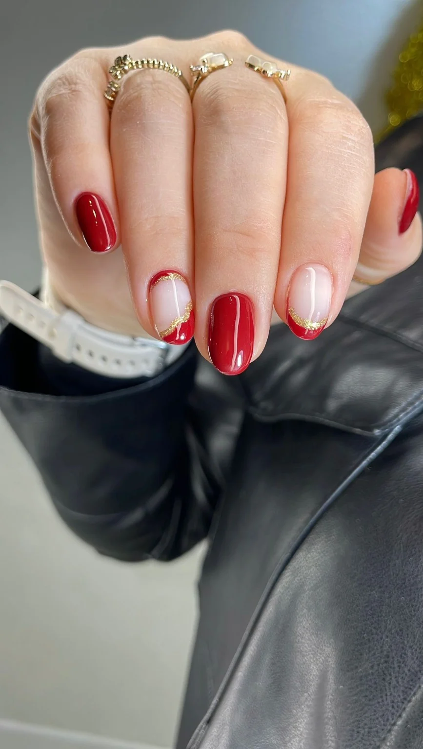 ROX NAILS red manicure